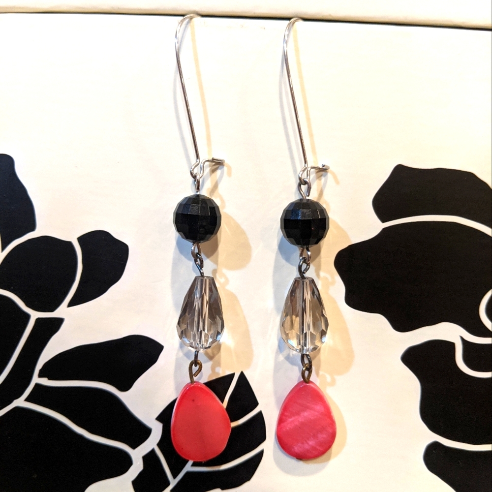 Handmade Upcycled Dangle Earrings